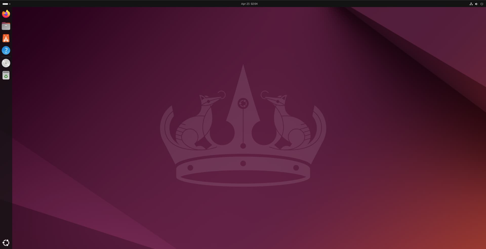 Màn hình khởi động Ubuntu